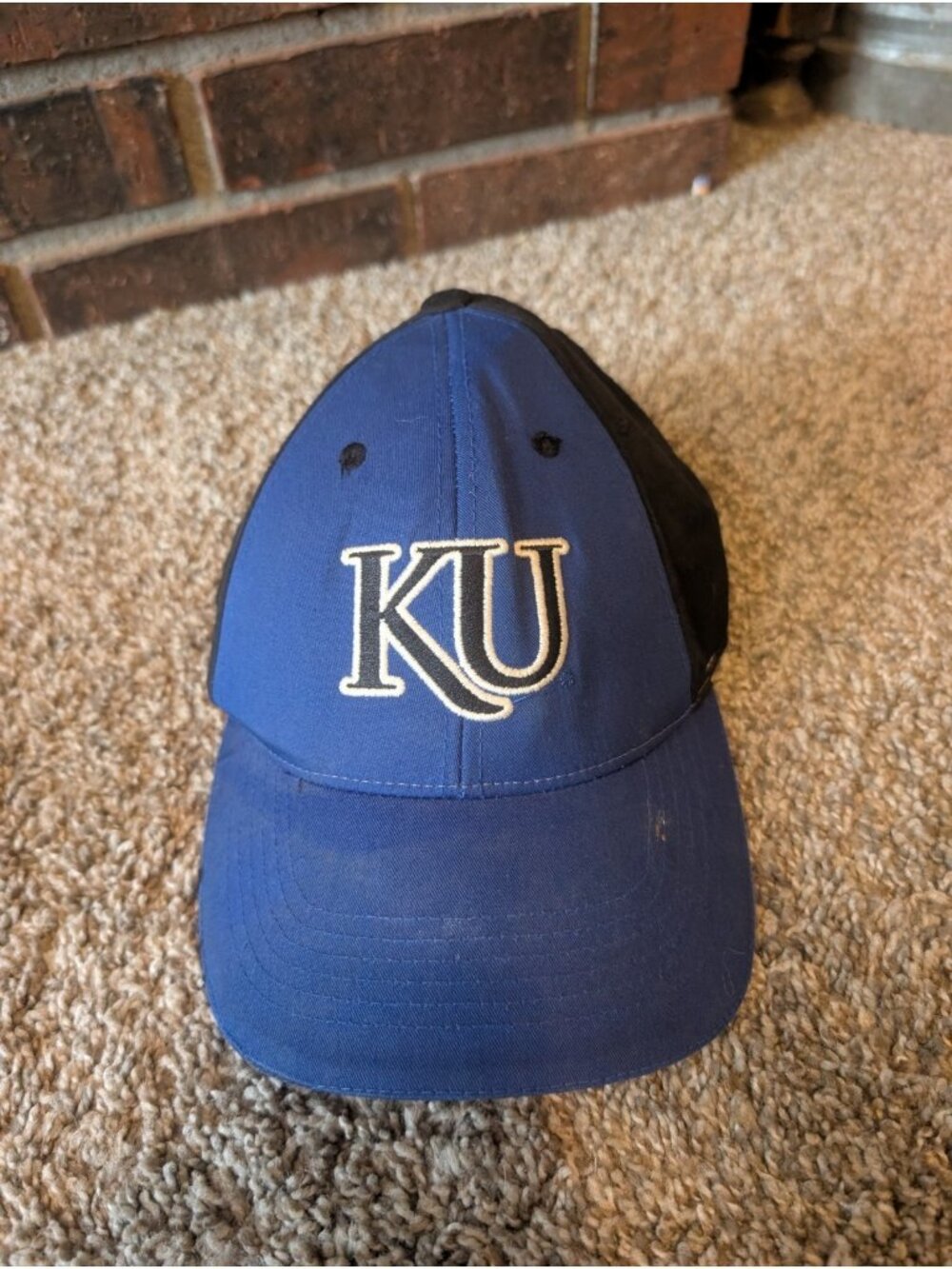 Kansas University Jayhawks KU NCAA Captivating Headwear Adjustable Hat Cap